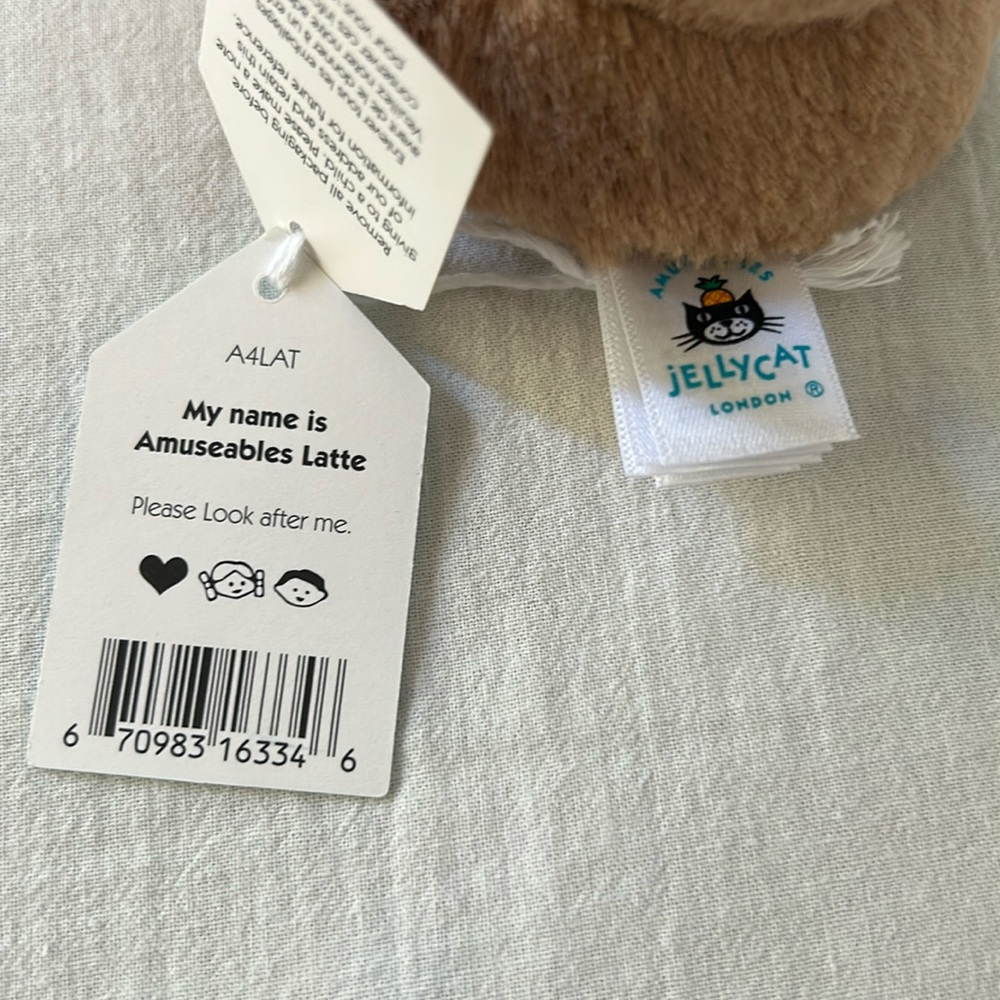 Jellycat Latte Plush Toy - Picture 4 of 8